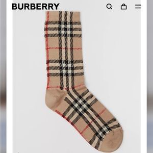 Burberry Cashmere Blend Socks